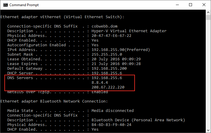 List of DNS servers