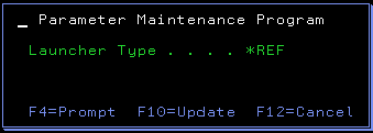 Change Parameter Maintenance Program