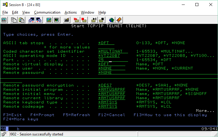 TELNET Port